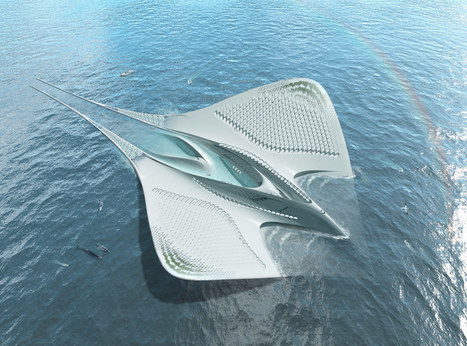 Floating Marine Research Center Inspired by Manta Ray | Architectural Digest | Cities and buildings of Tomorrow | Scoop.it