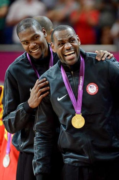 Back in U.S., gold-medal hoops crew with LeBron James, Carmelo Anthony and more gets its party game on | Results London 2012 Olympics | Scoop.it