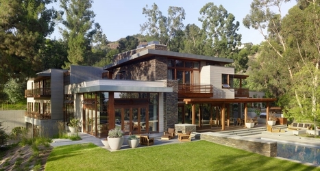 [maison du jour] Magnifique maison bois et pierre contemporaine près de Los Angeles, Usa | Build Green, pour un habitat écologique | Scoop.it