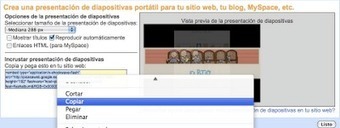 Insertar pase de diapositivas con Picasa Web: Álbum de Picasa | TIC & Educación | Scoop.it