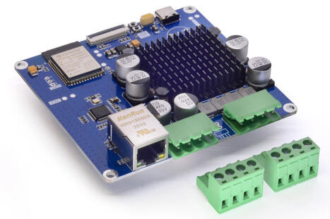 Esparagus Audio Brick ESP32-based DIN-rail 65W Hi-Fi amplifier supports Home Assistant and Squeezelite (Crowdfunding) - CNX Software | Embedded Systems News | Scoop.it