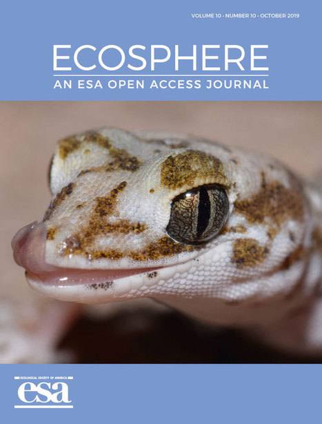 Ecosphere: Vol 10, No 10 - Oct 2019 | Biodiversité | Scoop.it