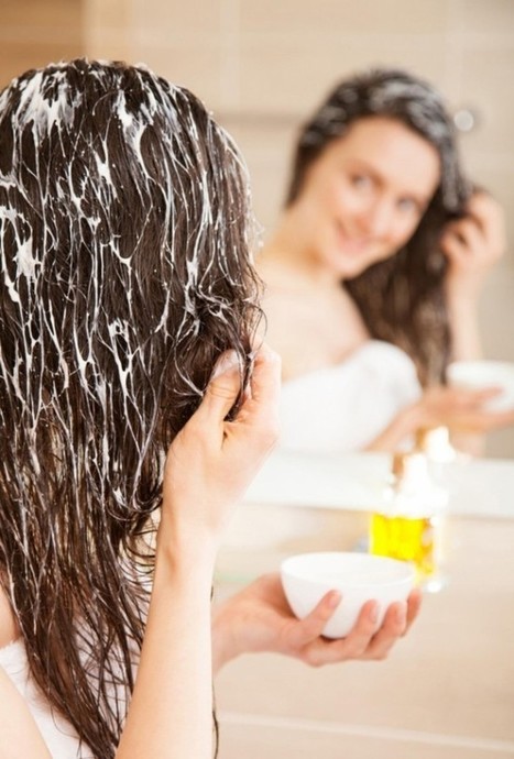 Nanošenje maske na kosu