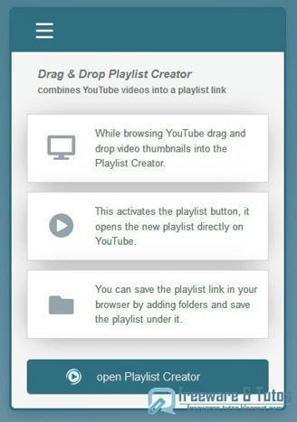 Drag & Drop Playlist Creator : créez une playlist YouTube sans être connecté à votre compte Google | Freewares | Scoop.it