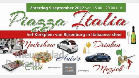 Kerkplein Rijsenburg wordt tijdelijk Piazza Italia | Good Things From Italy - Le Cose Buone d'Italia | Scoop.it