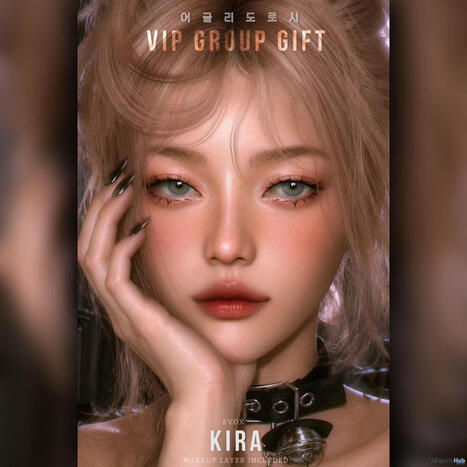 KIRA Skin October 2026 Group Gift by MUDSKIN | Teleport Hub - Second Life Freebies | Second Life Freebies | Scoop.it