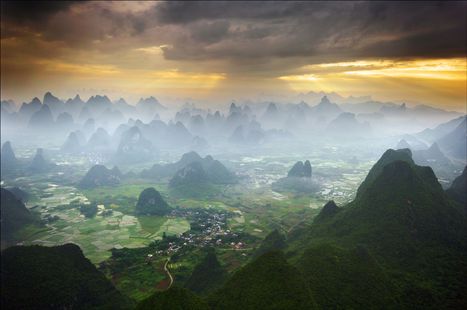 Interesting Photo of the Day: Yangshuo, China from a Hot Air Balloon | Mobile Photography | Scoop.it