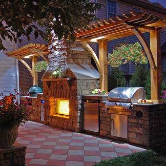 Clark Fireplace Project by Leisure Select | Outdoor Rooms | Outdoor Kitchen | Scoop.it