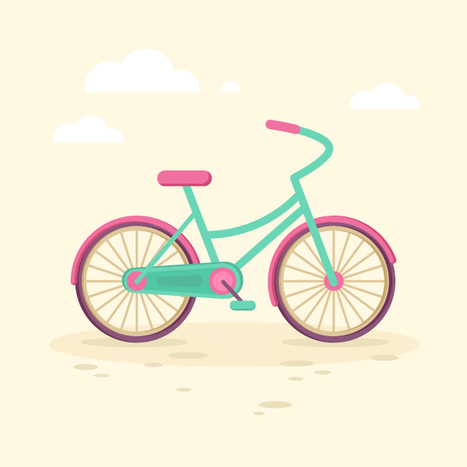 How to Create a Children's Colorful Bicycle in Adobe Illustrator - Tuts+ Design & Illustration Tutorial | Drawing and Painting Tutorials | Scoop.it