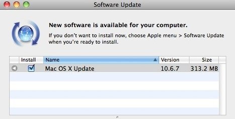 Mac OS X 10.6.7 update released | Entrepreneurship, Innovation | Scoop.it