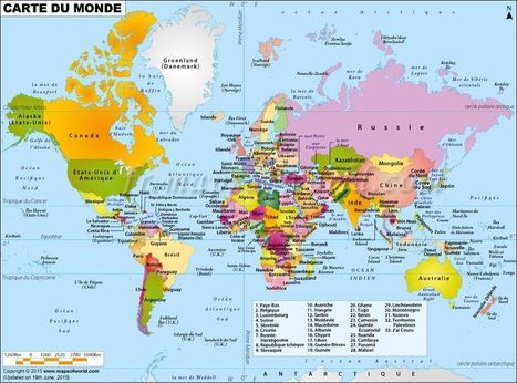 Carte Du Monde Maps Scoopit