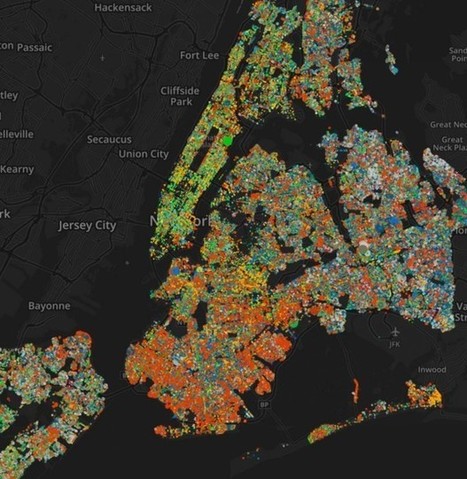 A Gorgeous Map of Every Street Tree in New York | Fantastic Maps | Scoop.it