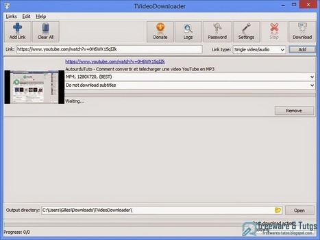 TVideoDownloader : un logiciel gratuit pour télécharger les vidéos du web | Geeks | Scoop.it