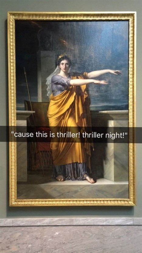 Rendre les musées très drôles avec #Snapchat | Social media | Scoop.it