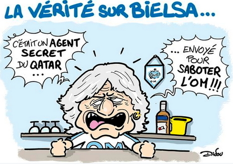 OM: La démission de Bielsa illustrée par les dessinateurs de presse | Sportune | Freewares | Scoop.it