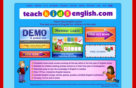 Teach Kids English. English for children. ESL kids. English for kids | Digital Delights for Learners | Scoop.it