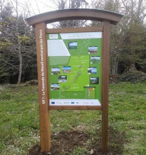 Nouvelle signalétique sur le GR® 7- La Traversée du Massif central par les Parcs - Fédération Française de la Randonnée Pédestre | Tourisme de randonnées                                                                                                                                                                                 & Sports de nature pour les pros | Scoop.it