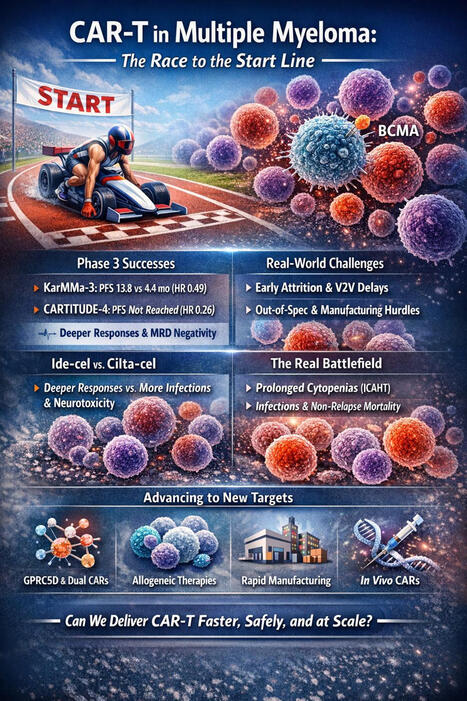 CAR-T in Multiple Myeloma: Early vs Late Infusion | Michel Frank Ferrazo posted on the topic | LinkedIn | Hematology | Scoop.it