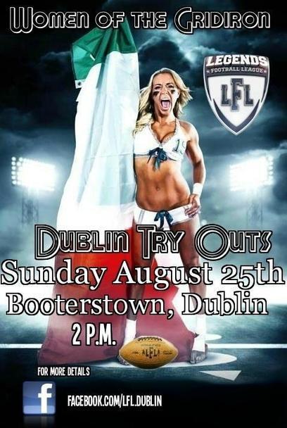 Twitter / LFLDublin: LFL Dublin Try Outs, this Sunday ... | LFL - Lingerie Football League | Scoop.it