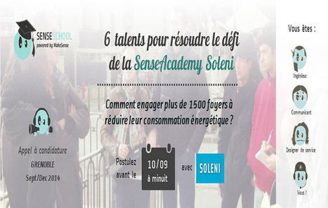 Étudiants ou jeunes diplômés ? Rejoignez la SenseAcademy ! | Innovation Sociale et Entrepreneuriat Social | Scoop.it