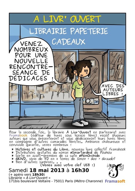 Geektionnerd : Dédicaces Framabook Samedi 18 mai à Paris | Libre de faire, Faire Libre | Scoop.it