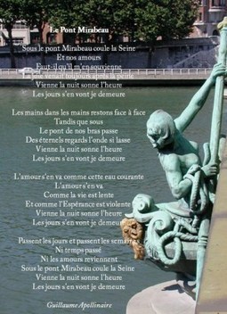 Le pont Mirabeau. Guillaume Apollinaire | Le Cahier du FLE | Remue-méninges FLE | Scoop.it