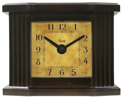 Hedgehog Pewter Emblem Wooden Mantelpiece Clock British Wildlife Gift Present