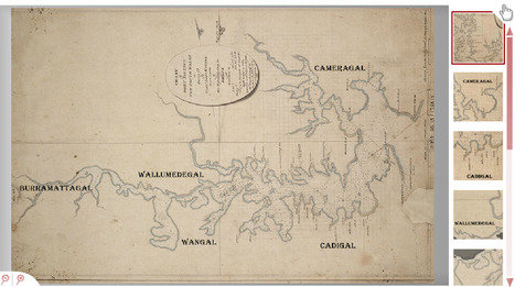 State Library of New South Wales - 1788 Chart of Port Jackson | Primary history- First Contacts | Scoop.it