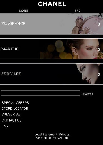 e-luxe » Chanel se lance discrètement dans le M-commerce | M-Market | Scoop.it