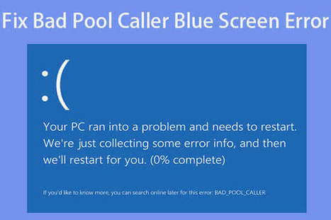 12 Ways To Fix Bad Pool Caller Blue Screen Erro - bsod with roblox microsoft community