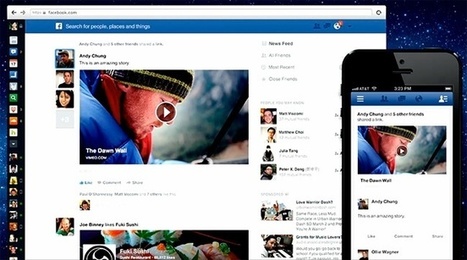 Facebook presenta un nuevo y simplificado diseño para su feed de noticias | Utilización de Twitter la Educación | Scoop.it