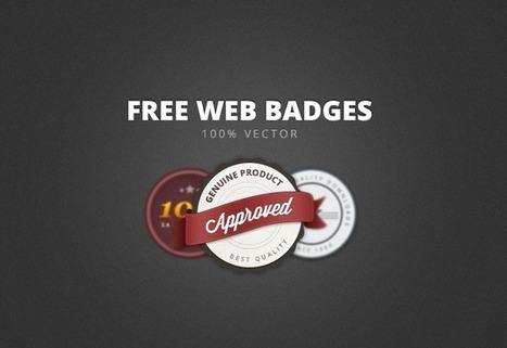 Download Badge gratuiti in formato vettoriale | PSD Downloads per Web Designer Freelance | Scoop.it