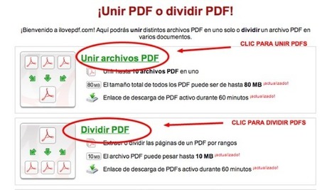 C&oacute;mo unir o dividir PDFs online | Educaci&oacute;n, TIC y ecolog&iacute;a | Scoop.it