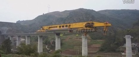 580-Ton Segmental Bridge Building Machine at work in China | cross pond high tech | Scoop.it