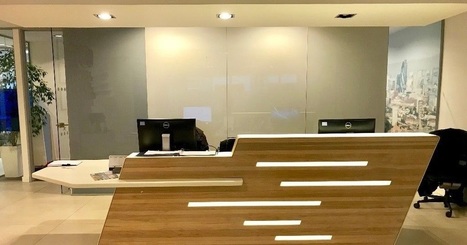 Bespoke Reception Furniture Corian Reception D