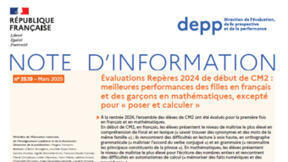 Première évaluation des qualités physiques des élèves de sixième à la rentrée 2024 | 1 - Etudes - Rapports - Chiffres Clefs | Scoop.it