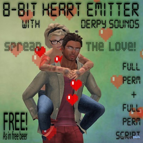 8-Bit Heart Emitter by Arduenn Schwartzman | Teleport Hub - Second Life Freebies | Teleport Hub | Scoop.it