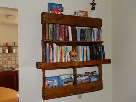 Pallet Bookshelf | 1001 Pallets ideas ! | Scoop.it