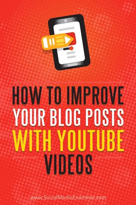 How to Improve Your Blog Posts With YouTube Videos : Social Media Examiner | Public Relations & Social Marketing Insight | Scoop.it