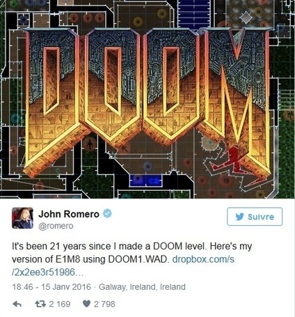 John Romero crée un nouveau niveau pour Doom ! | Vade RETROGames sans tanasse! | Scoop.it