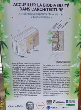 Un “mur biodiversitaire” s'installe devant le laboratoire - Centre d'Écologie et des Sciences de la Conservation (CESCO) | Biodiversité | Scoop.it