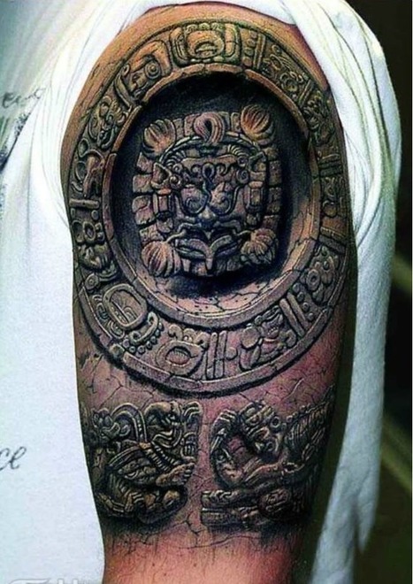 The Mayan - Amazing 3D Tattoos | Strange days indeed... | Scoop.it