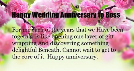 Happy Wedding Anniversary Message To Boss Ent