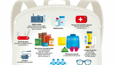 #onvousrépond. De l'eau, des conserves, des piles... Que mettre dans un kit d'urgence pour tenir 72 heures en cas de catastrophe ? | Pédagogie IRFSS CRF HDF | Scoop.it