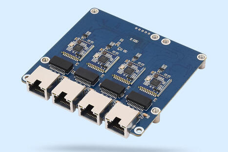 Add four Gigabit or 2.5Gbps Ethernet ports to the Raspberry Pi 5 with this expansion board - CNX Software | Embedded Systems News | Scoop.it