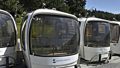 Pyrénées-Orientales : qui veut un œuf de la station de ski de Font-Romeu ? Les cabines historiques mises aux enchères | Transports par cable - tram aérien | Scoop.it