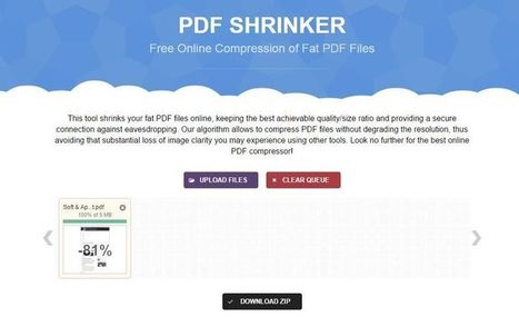 PDF Shrinker: herramienta web para comprimir documentos PDF | Las TIC en la Educación | Scoop.it