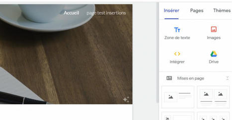 Tutoriels Google Sites : Créer un site pédagogique | Formation : Innovations et EdTech | Scoop.it