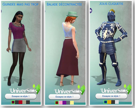 Sims 4 Vivre Ensemble : Le CAS pour les femmes << L'UniverSims | Les Sims | Scoop.it