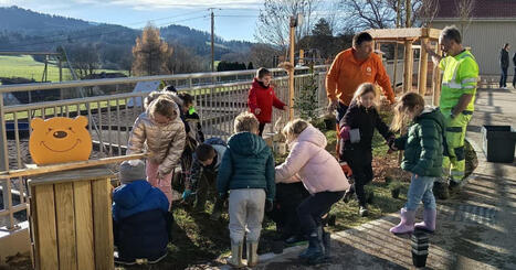Les Br&eacute;seux. Arbustes, jardini&egrave;re, composteur... la cour d&rsquo;&eacute;cole se remet au vert | Revue de presse | L'habitat & son environnement dans le Doubs : Architecture. Urbanisme. Environnement. Paysage. Logement | Scoop.it